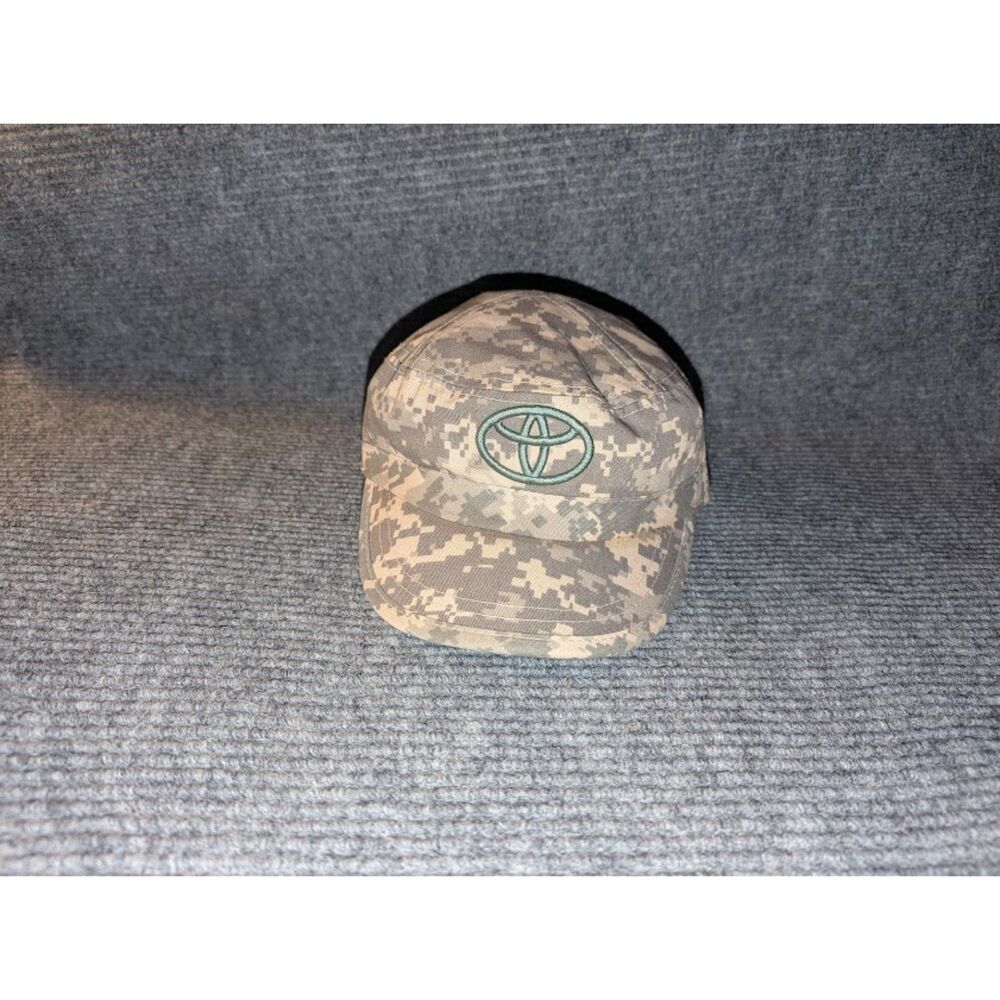 Toyota Camo Strapback Cap Digital Camouflage Adjustable Outdoor Trucker Style